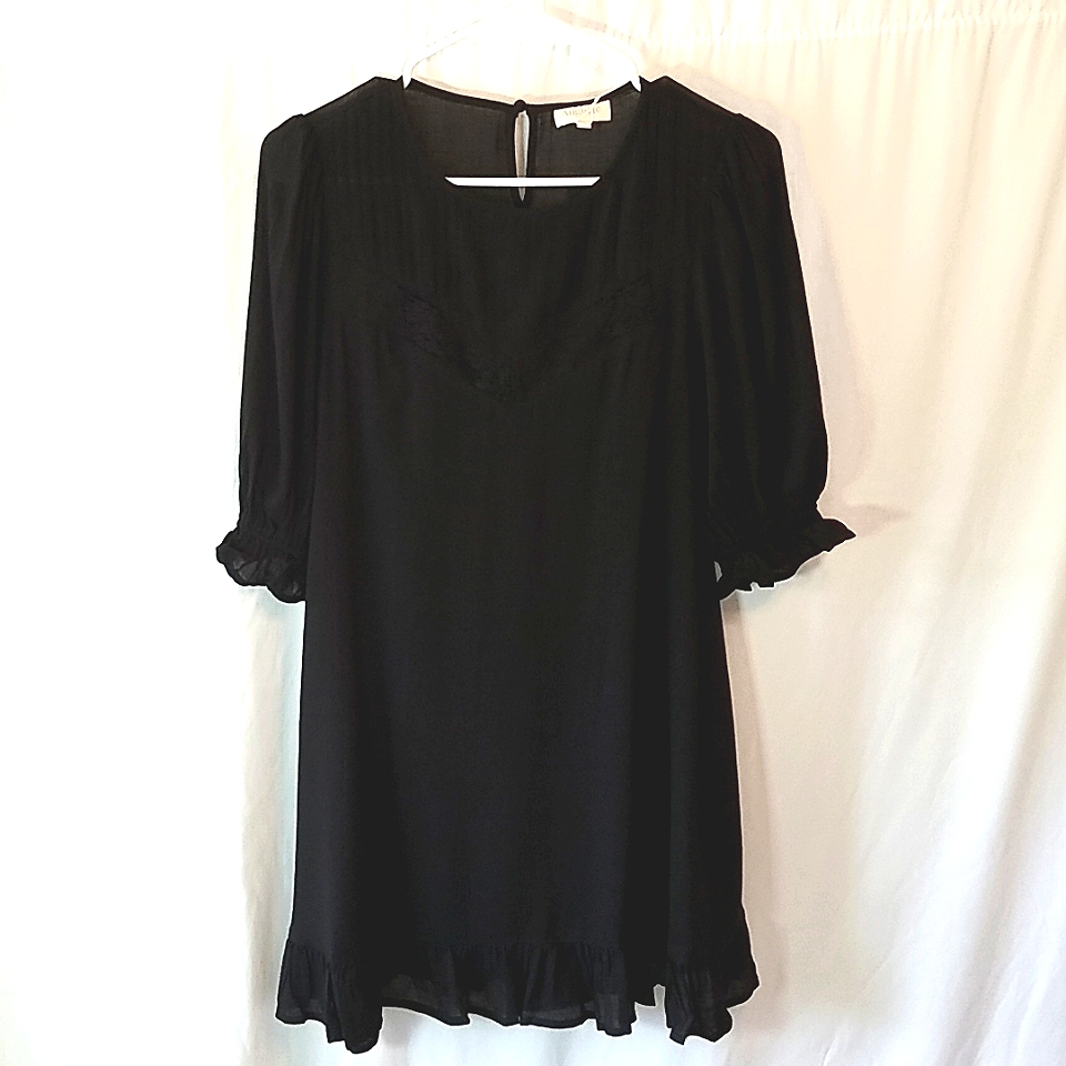Auguste The Label Women's Lila Mini Black 2 Piece Dress Size Xs